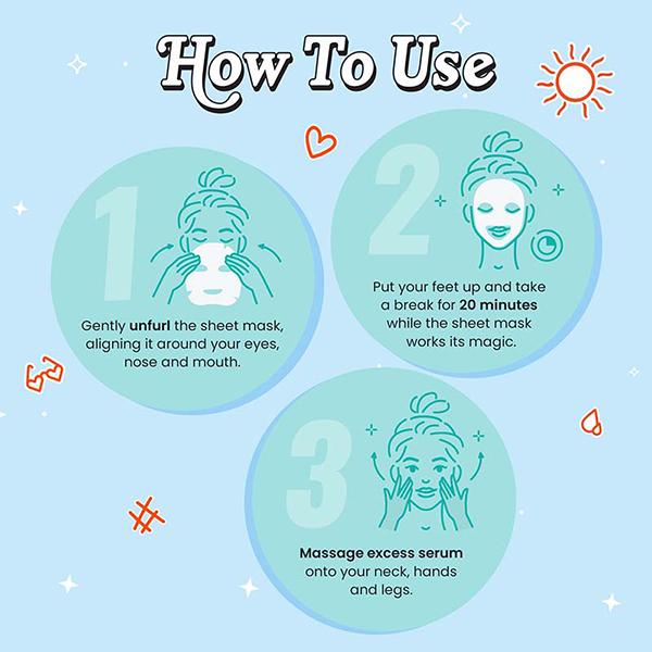 Myglamm Popxo De Tan Jam Instant Brightening Yoghurt Sheet Mask Moisturises & Evens Skin Tone with Niacinamide, Hyaluronic Acid, & Sandalwood 25ml - Sheet Masks