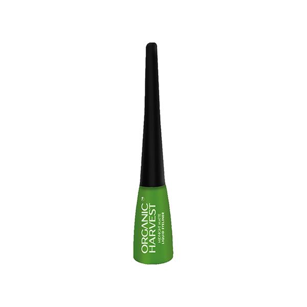 Organic Harvest Midnight Matte Liquid Eyeliner,Waterproof and Smudge-Proof, Certified Organic 4.5 ml - Eyeliners