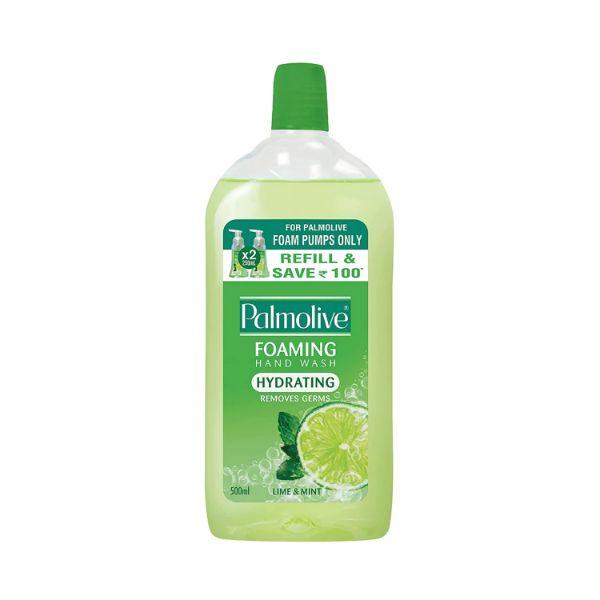 Palmolive Hydrating Foaming Lime & Mint Liquid Hand Wash Refill Bottle 500 ml