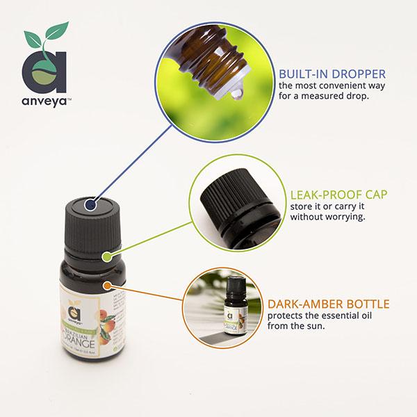 Anveya Orange Essential Oil 15 ml - Essential Oils