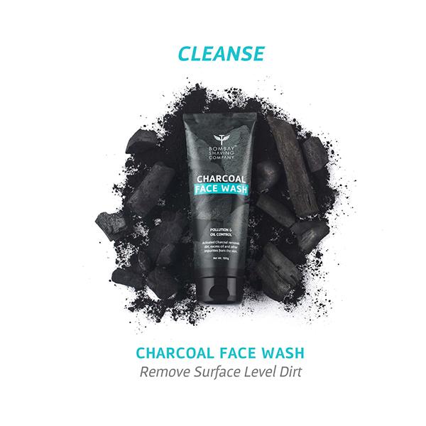 Bombay Shaving Company Charcoal Blackhead Removal Kit 200 gm - Scrubs & Exfoliants