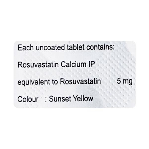 Rozula 5mg Tablet 15'S - High Cholesterol-Dys