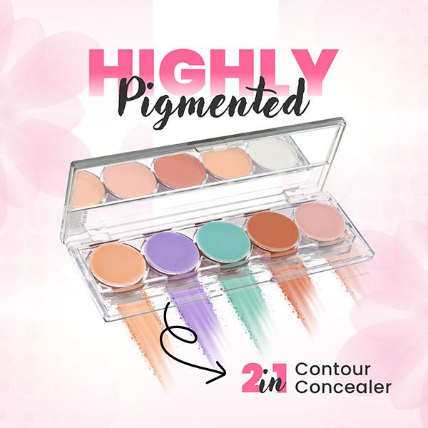 Mars 5 Colour Contour Kit with Free Applicator - 01 8 gm - Contour