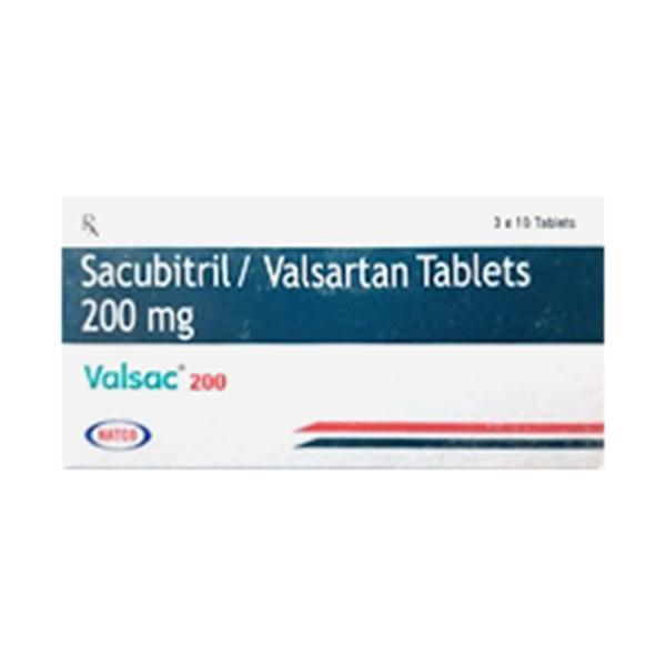VALSAC 200 Tablet 10's - Heart Failure-Ant
