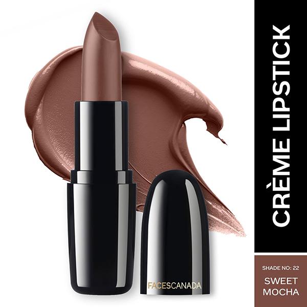 Netmeds | Facescanada Weightless Creme Finish Lipstick Sweet Mocha 22 4 gm