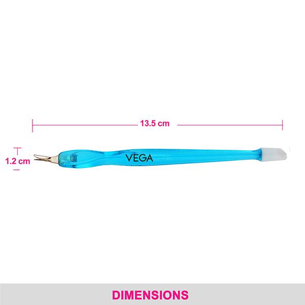 Vega Cuticle Trimmer & Nail File (CTF - 01) 16 gm - Manicure & Pedicure Kits