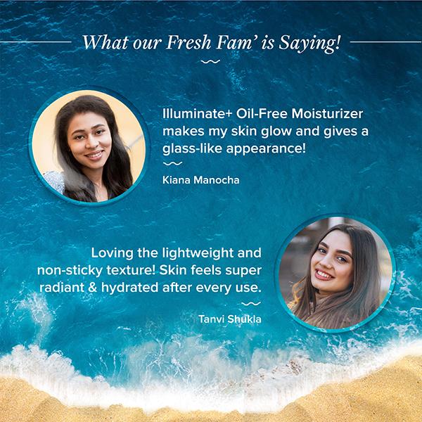 Aqualogica Illuminate + Oil-Free Moisturizer With Wild Berries And Alpha Arbutin 100 gm - Face Moisturizers