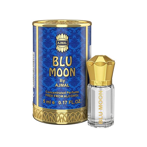 Netmeds | Ajmal Blu Moon Concentrated Perfume Free From Alcohol for Women 5 ml