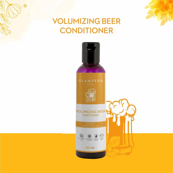 Glamveda Volumizing Beer Conditioner 100 ml - Conditioners