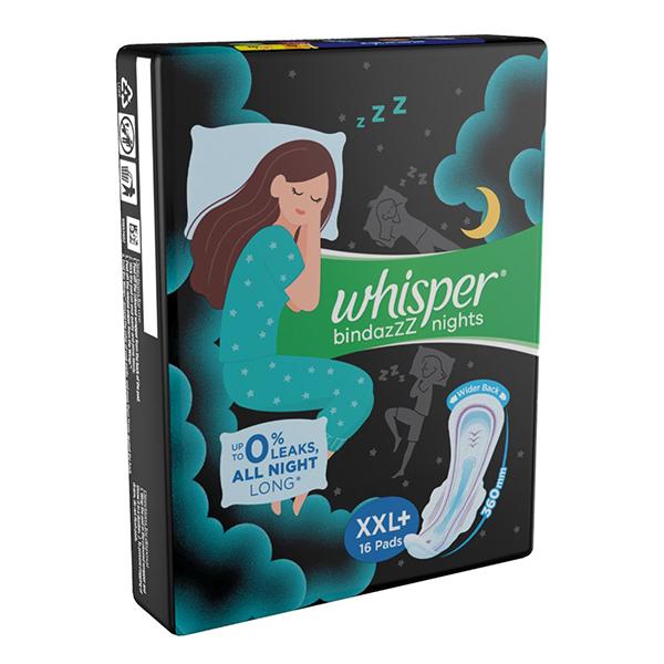 Whisper Ultra Bindazzz Night XXL+ 16's - Others