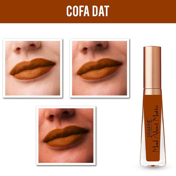 Jaquline USA Mad About Matte Liquid Lipstick Coffee Date 6.5 ml - Liquid Lipsticks