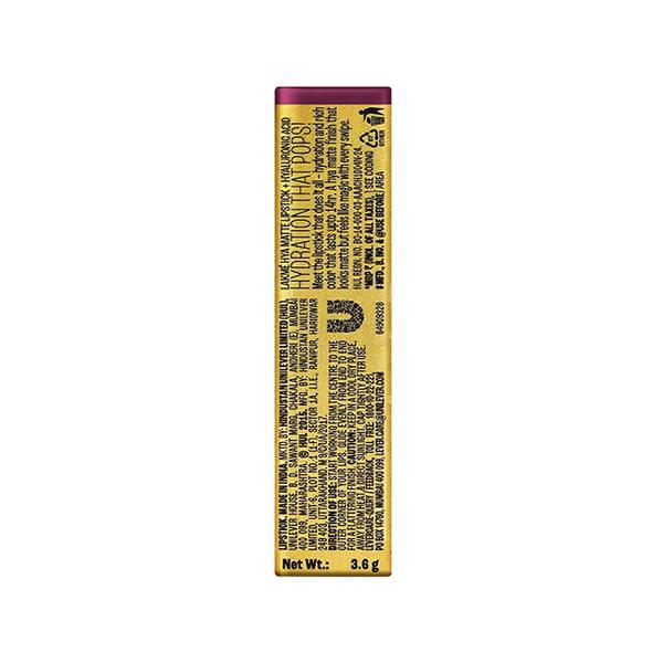 Lakme 9To5 Hya Matte Lipstick Plum Pitch 3.6 gm - Lipsticks