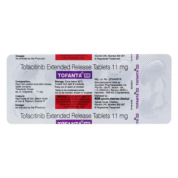 TOFANTA XR 11 Tablet 10's - Arthritis-Dis