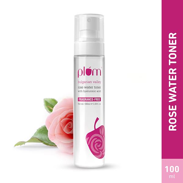 Netmeds | Plum Bulgarian Valley Rose Water Toner with Hyaluronic Acid Fragrance Free 100ml