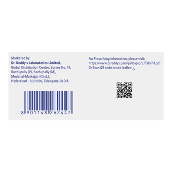 DAPLO L 10/5mg Tablet 10's - Diabetes-Ant
