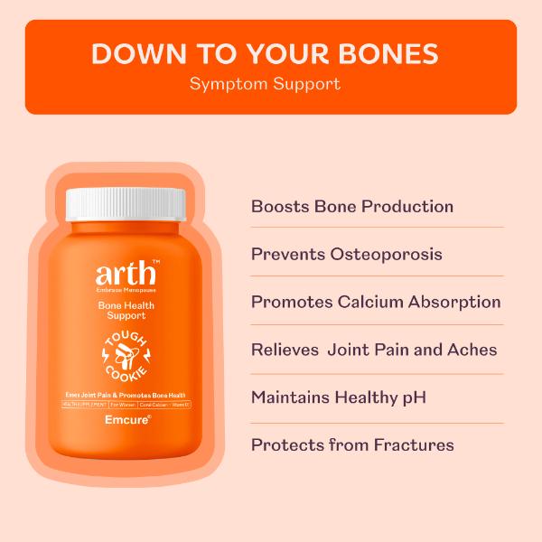 Arth Bone Health Support Veg Tablets 60's - Nutritional Supplements