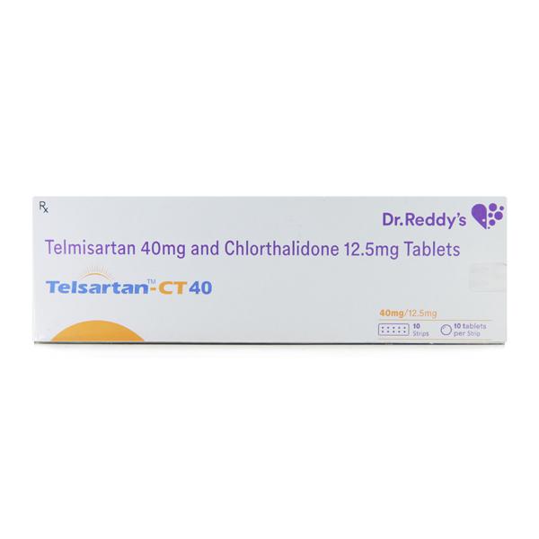 Telsartan CT 40mg Tablet 10'S - Hypertension-Ang