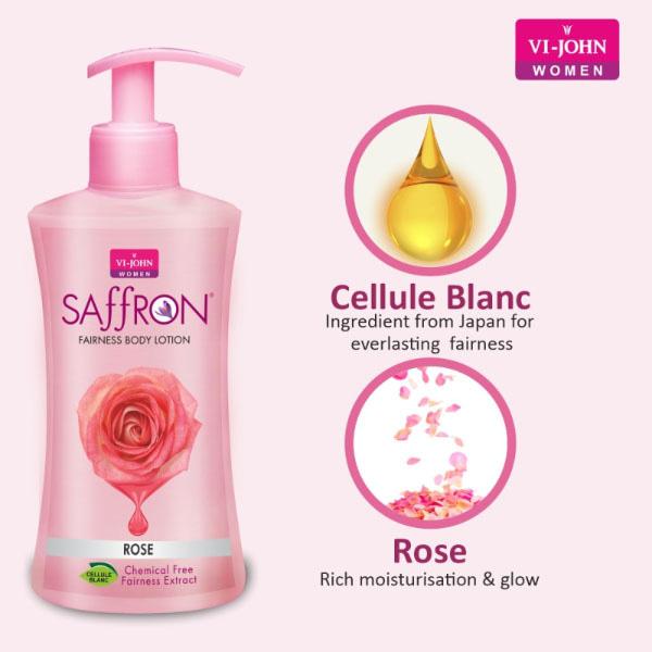 Vi-John Saffron Fairness Body Lotion Combo - Pack of 6 x 250 ml - Lotions & Creams