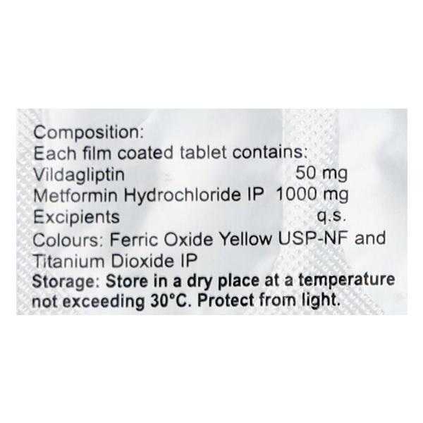 GLIPTAGREAT M 1000mg Tablet 10's - Diabetes-Ant