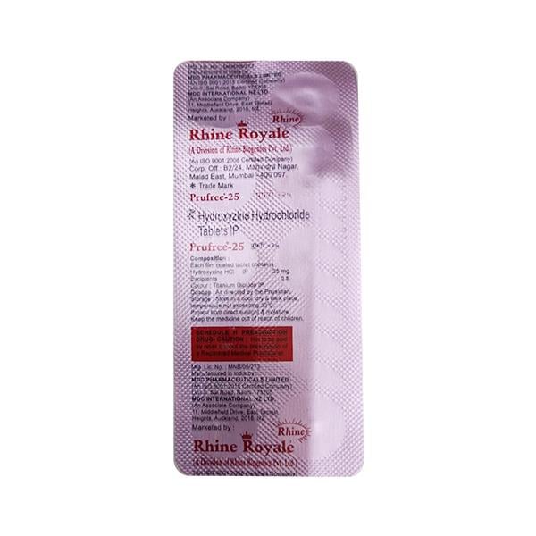 Netmeds | PRUFREE 25mg Tablet 10's