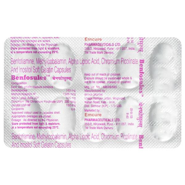 Benfosules Capsule 10'S - Supplements-Vam