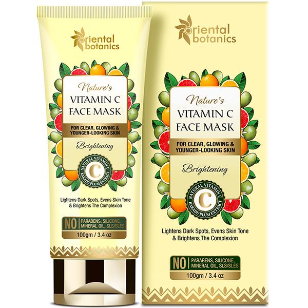 Oriental Botanics Nature's Vitamin C Brightening Face Mask 100 gm - Masks & Peels