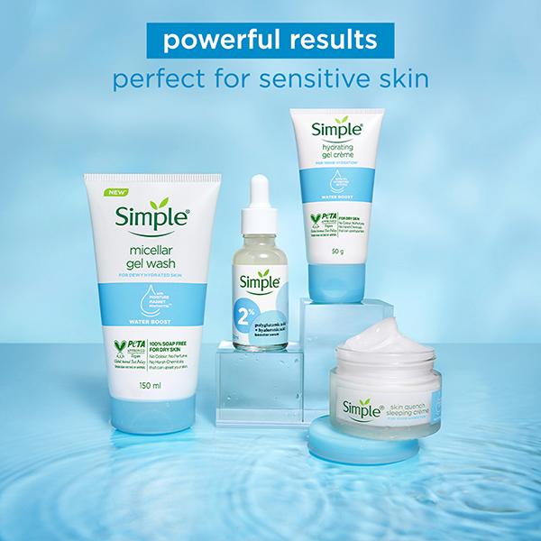 Simple Water Boost Hydratinggel Creme 50 gm - Face Moisturizers