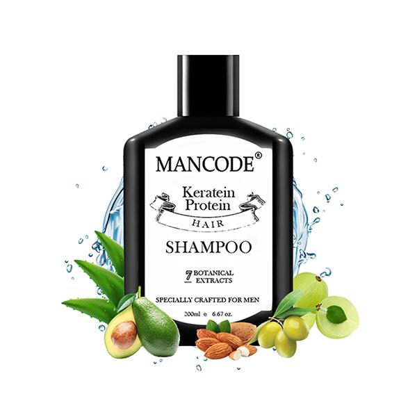 Mancode Keratin Shampoo 200 ml - Shampoos