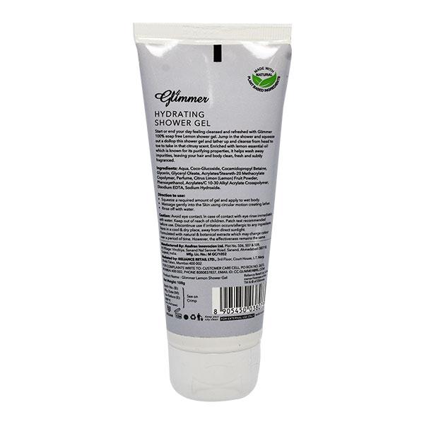 Glimmer Natural Shower Gel Lemon 100 gm - Shower Gels & Body Wash
