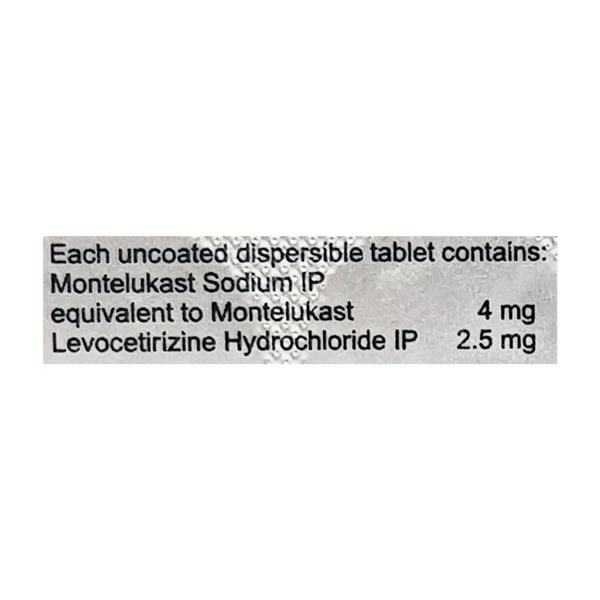 Montemac L Kid Tablet 10'S - Allergies-Ant