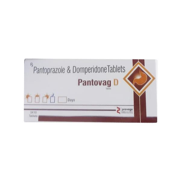 PANTOVAG D Tablet 10's - Ulcer/Reflux/Flatulence-Aaa