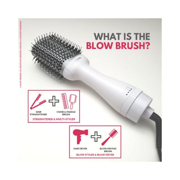 Alan Truman The Blow Brush Silver Ceramic 1's - Multi-Stylers