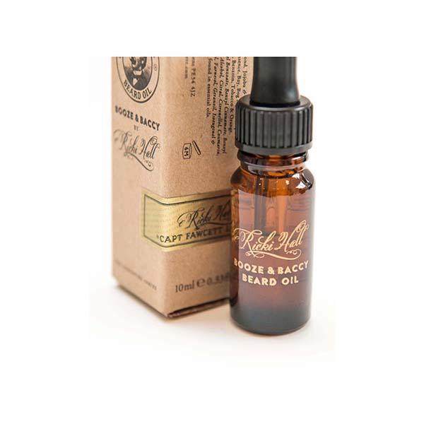 Captain Fawcett Ricki Hall's Booze & Baccy Beard Oil Travel Sized 10 ml - Beard Oil