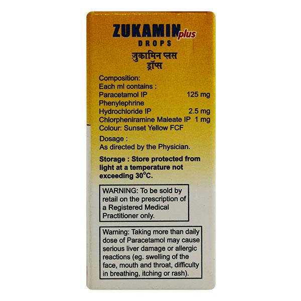 Zukamin Plus Drops 15ml - Cough And Cold-Cou