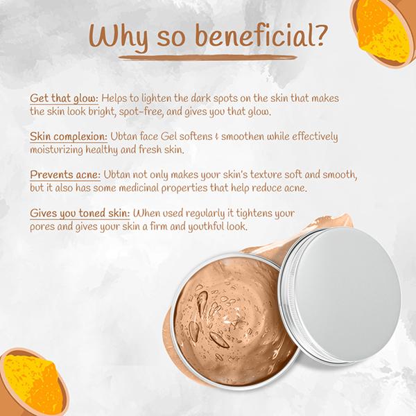 Nutriment Ubtan Gel All Skin Type 250 gm - Face Gels