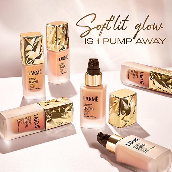 Lakme Be-Jewel Luminous Skin, Up To 2X Luminous Glow, Tint Cool Cocoa 25 ml - Foundation