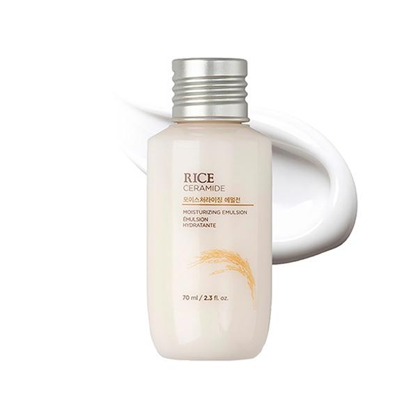 Netmeds | The Face Shop Rice & Ceramide Moisturizing Emulsion Cream - Korean Brightening Moisturizer 70 ml