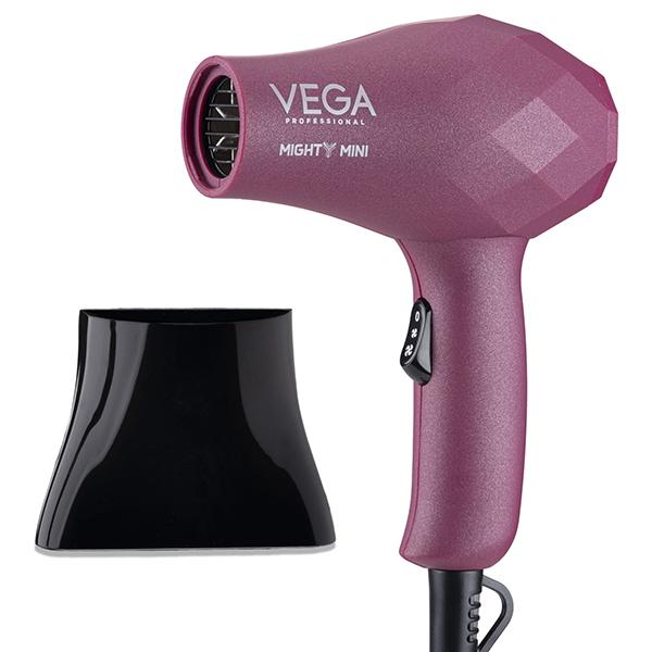 VEGA Professional Mighty Mini 1000-1200W Hair Dryer for Men & Women with Heat/Speed Setting, VPVHD-06 1's - Hair Dryers