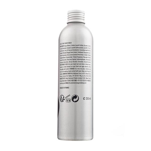 Uncle Tony Beard Wash Organic Ginger Root Extract Pro-Vitamin B5 Woody Mandarin 250ml - Beard Wash
