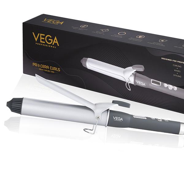 Netmeds | VEGA Professional Pro Cera Curls 38mm Barrel Hair Curler, (VPMCT -06) 1's