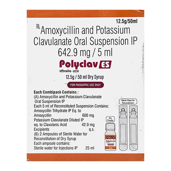 POLYCLAV ES Dry Syrup 50ml - Bacterial Infections-Pen