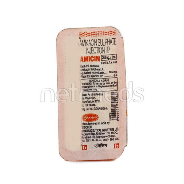 Amicin 250mg Injection 2ml - Bacterial Infections-Ami