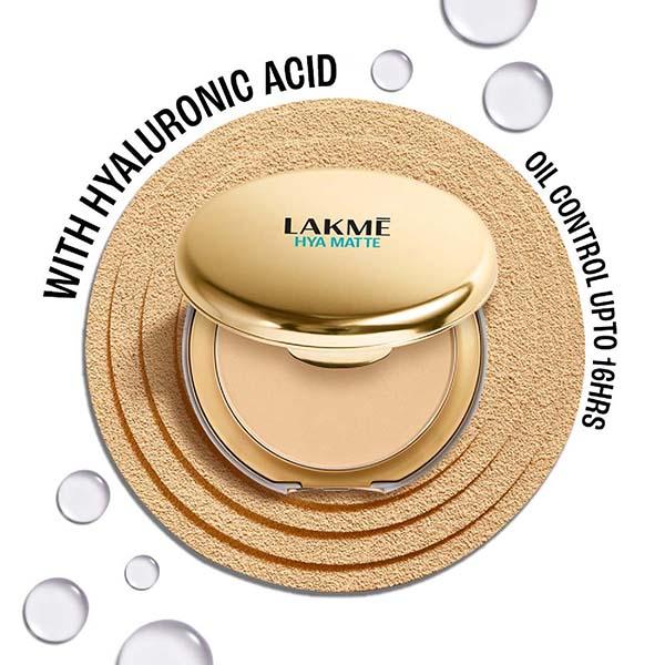 Netmeds | Lakme 9to5 Hya Matte Pressed Powder Sand 9 gm