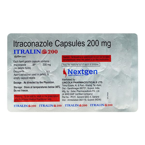 Itralin 200Mg Capsule 10's