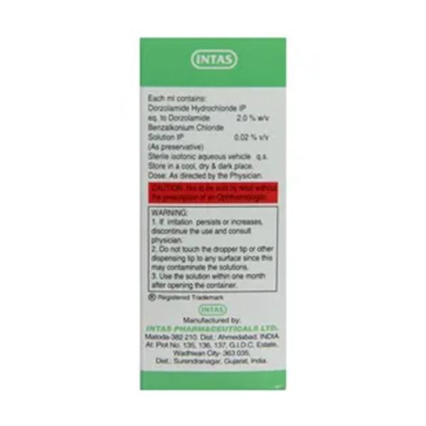 Dortas Eye Drops 5ml - Glaucoma-Ant