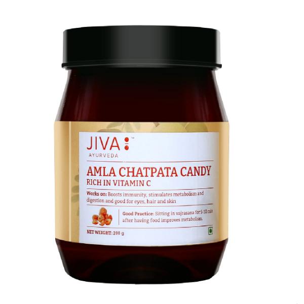Netmeds | Jiva Ayurveda Amla Chatpata Candy 200 gm