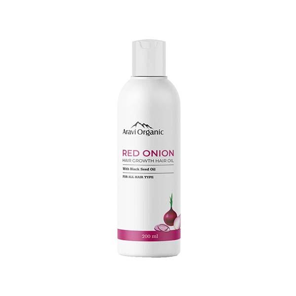 Netmeds | Aravi Organic 100% Pure Onion Hair Growth Carrier Hair Oil 200 ml