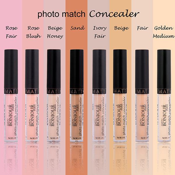 Bonjour Paris Photo Match Liquid Concealer - Ivory Fair 4 ml - Concealer