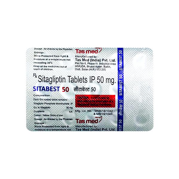 SITABEST 50 Tablet 15's - Diabetes-Ant