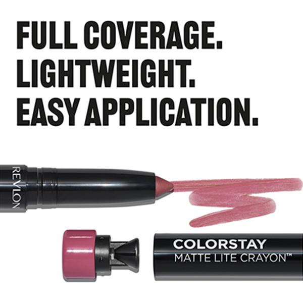 Revlon Colorstay Matte Lite Crayon Take Flight 1.4 gm - Lip Crayons